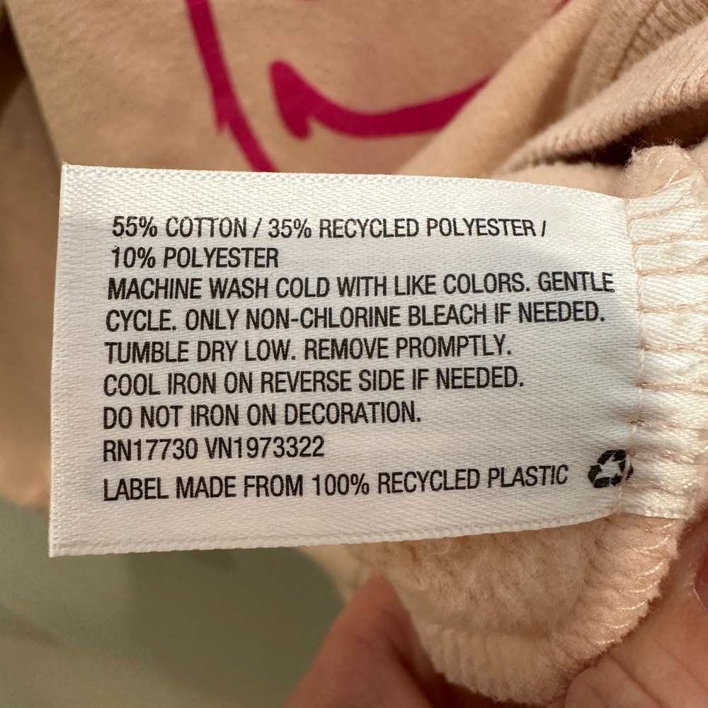 Wild Fable Pink Smiley Face Graphic Sweatshirt Women's XS - Picture 5 of 5